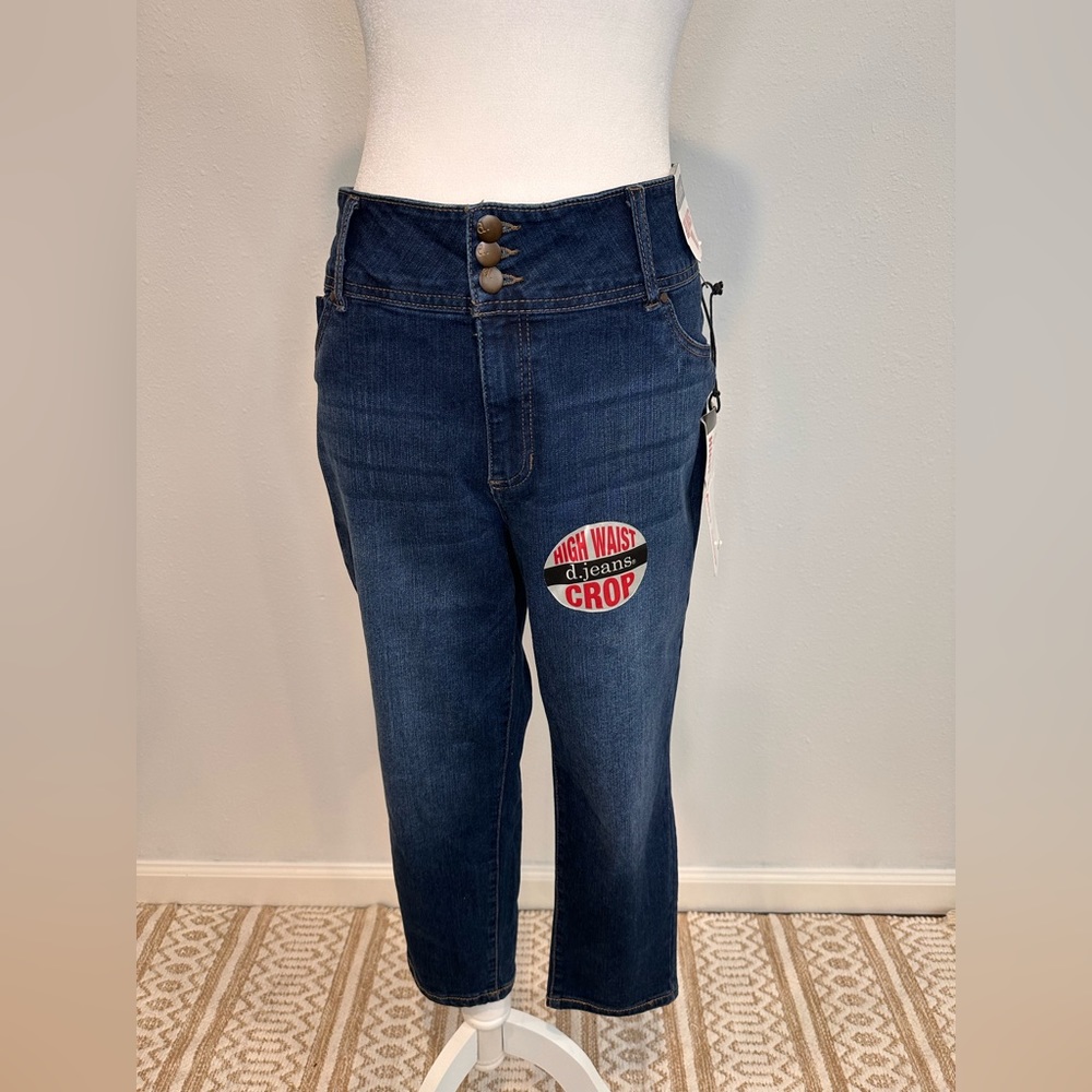 NWT| High Waist Crop d. jeans | 16P